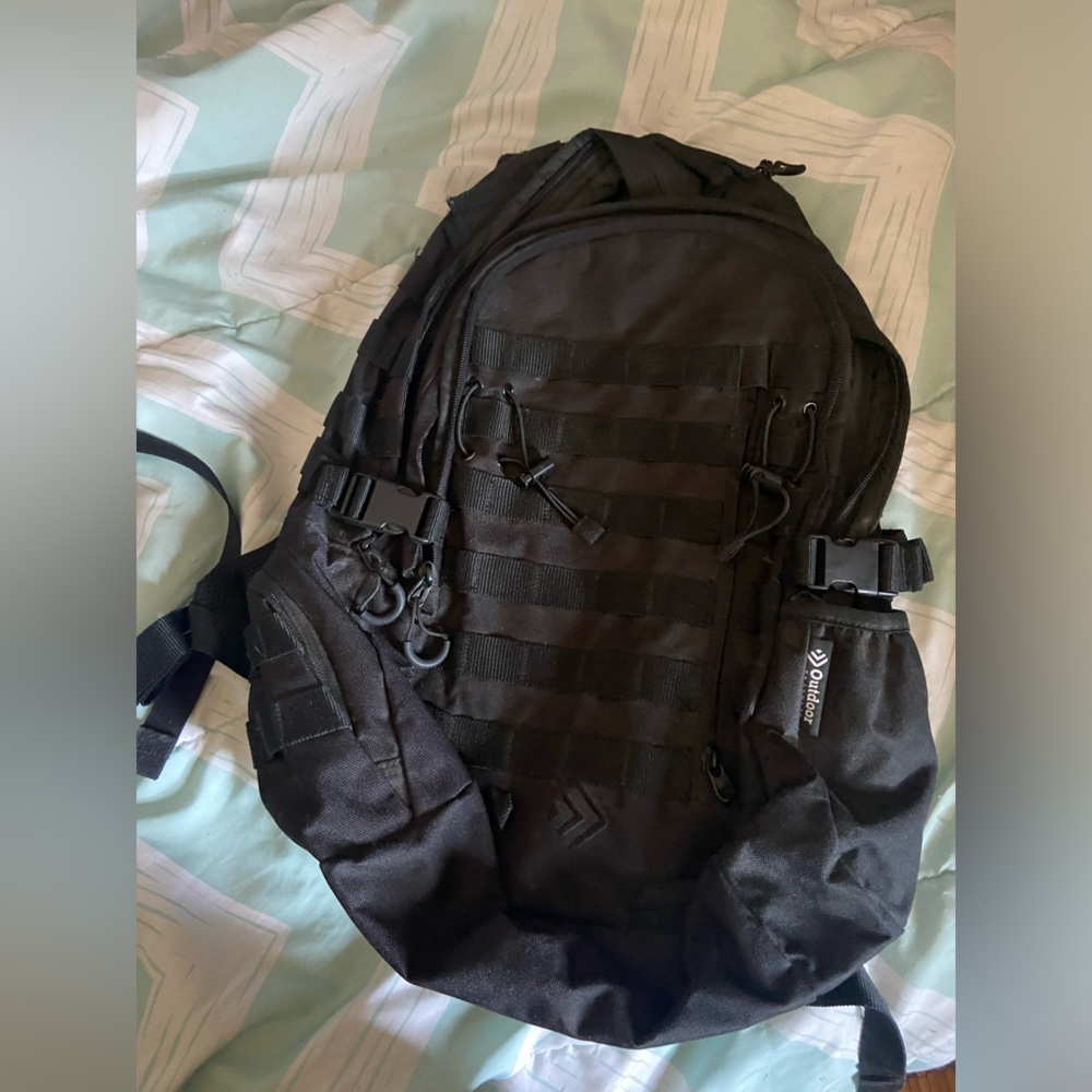 Black backpack
